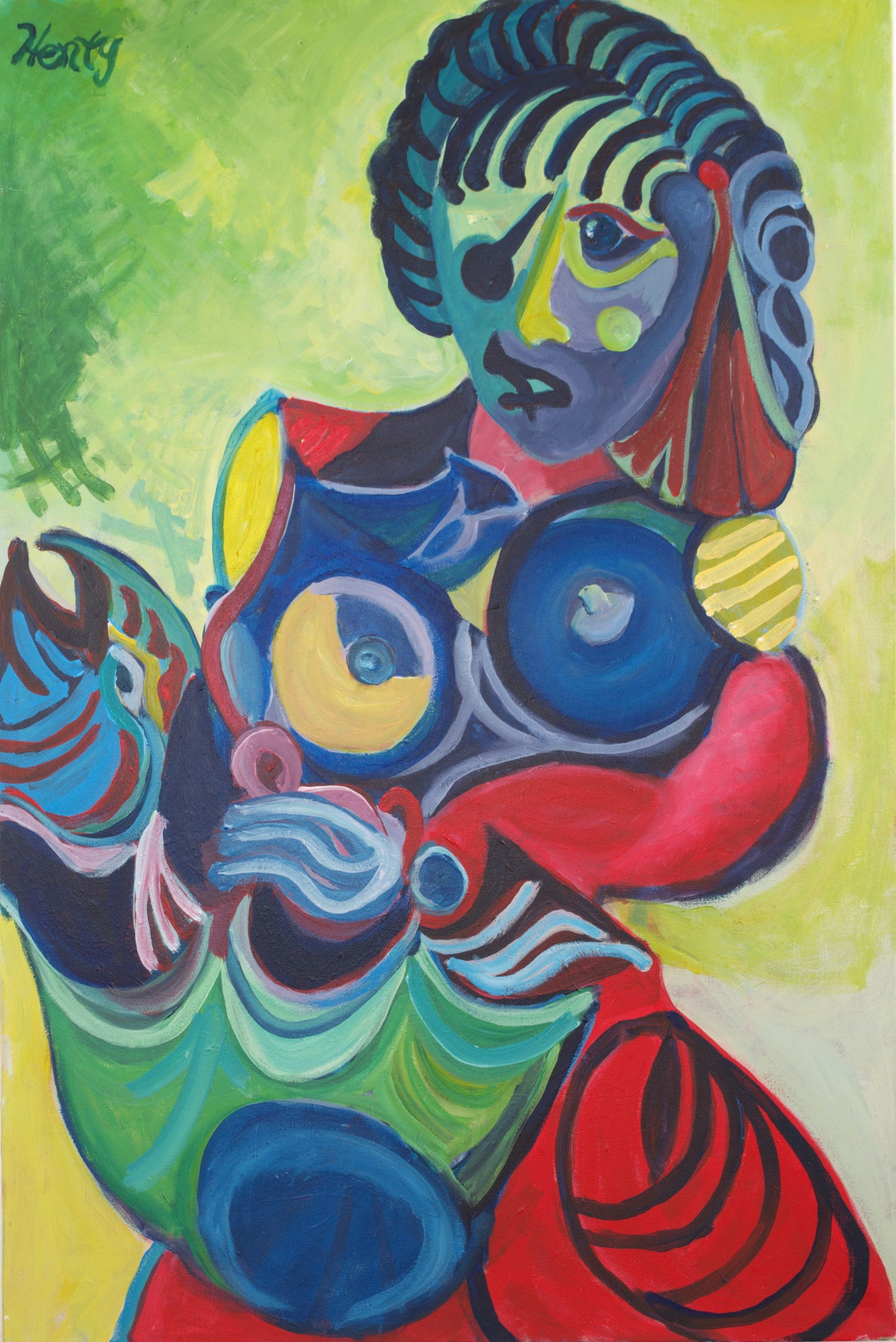The Gift of the Sea, 24"x36", Acrylic on Canvas, 2025