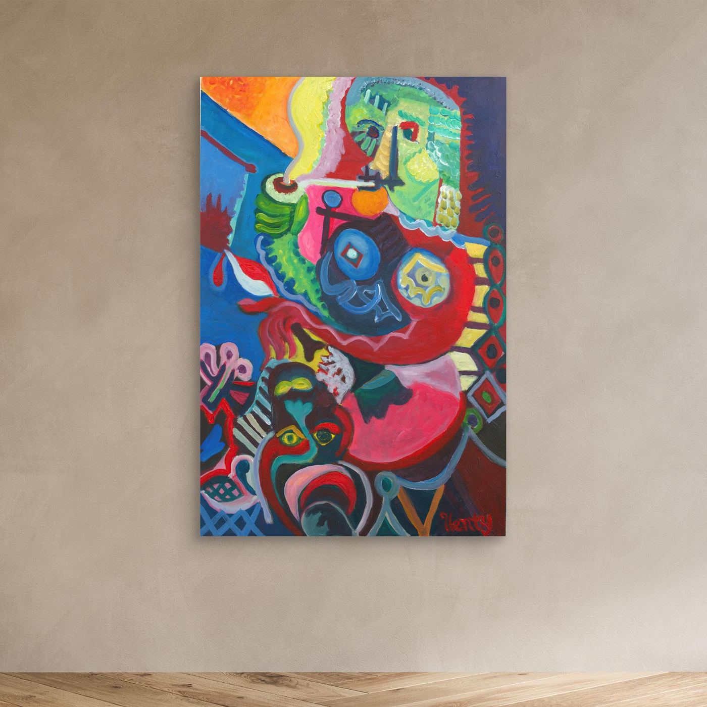 Woman With Bull's Head